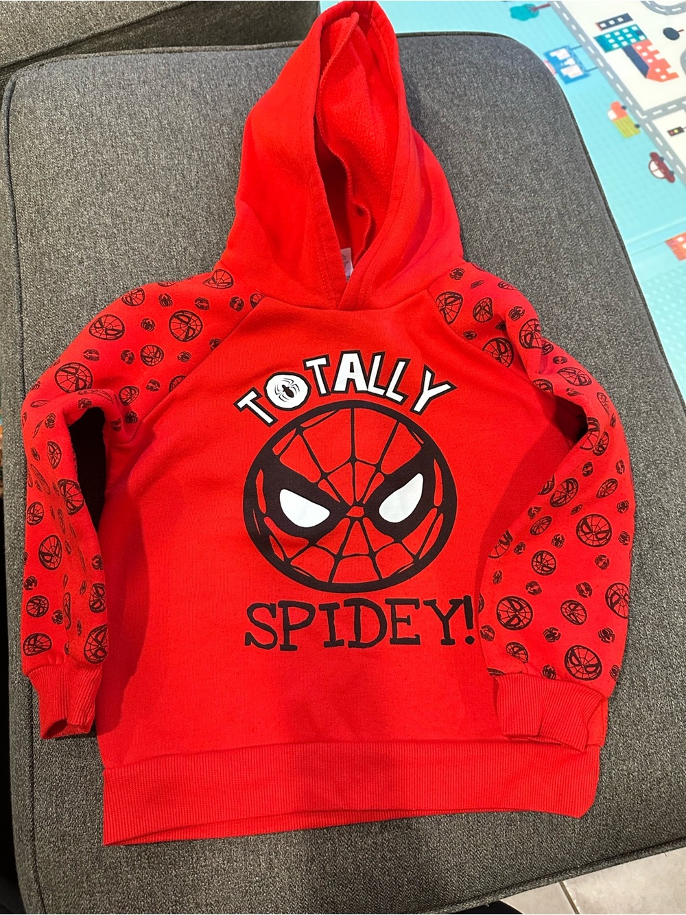 🤑EU Marvel "Totally Spidey" Spiderman Fleece Lined Hoodie🤑